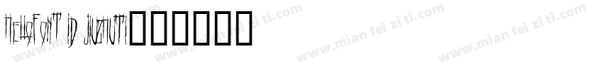 HelloFont ID JiuZhuTi字体转换